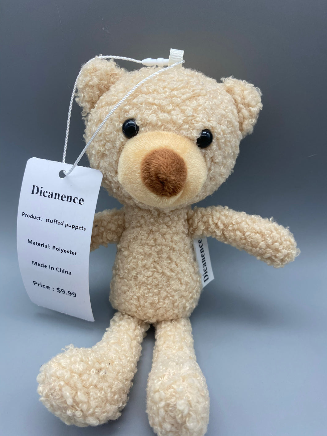 Dicanence stuffed puppets,Mini Teddy Bear Pet Toy,Soft Miniature Bear Plush, Bear Doll with Brooch for Birthday/ Xmas Decorations,Cute Pet Plush Toys Stuffed Puppy Chew Toys for Small Medium Dog Puppy Pets - Dog Toys